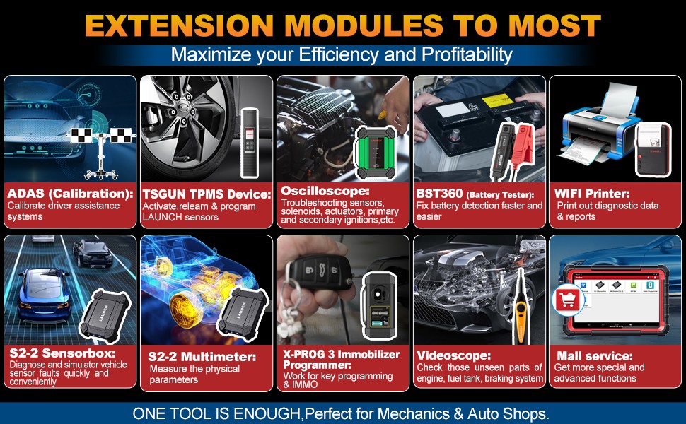 LAUNCH X431 PRO Elite Extension Modules