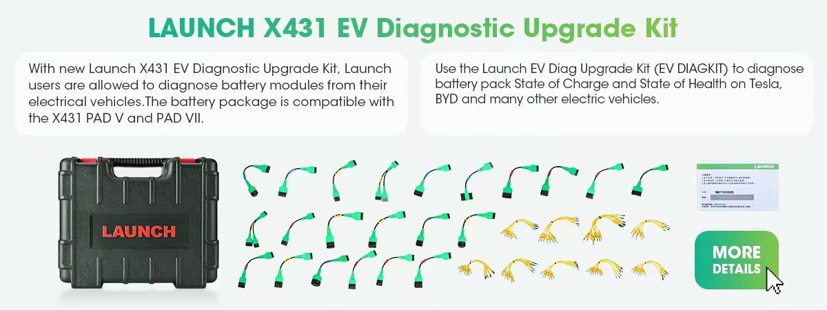 LAUNCH X431 EV Adaptor Cables Set