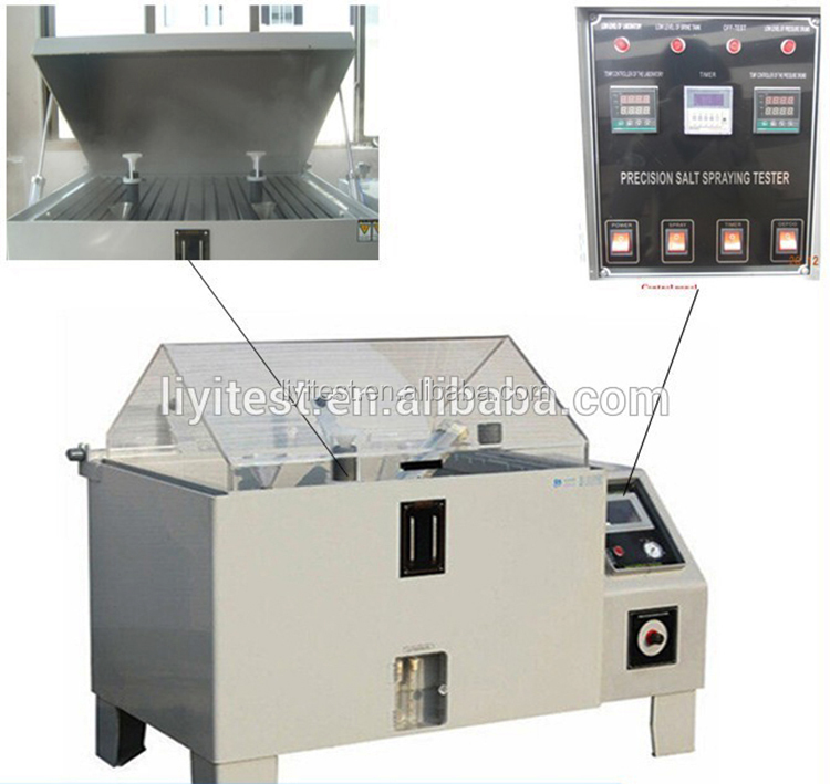 LIYI Salt Spray Testing Equipment With Water Leakage Sensors / Lab Salt Fog Chamber Machines For Composite Coatings