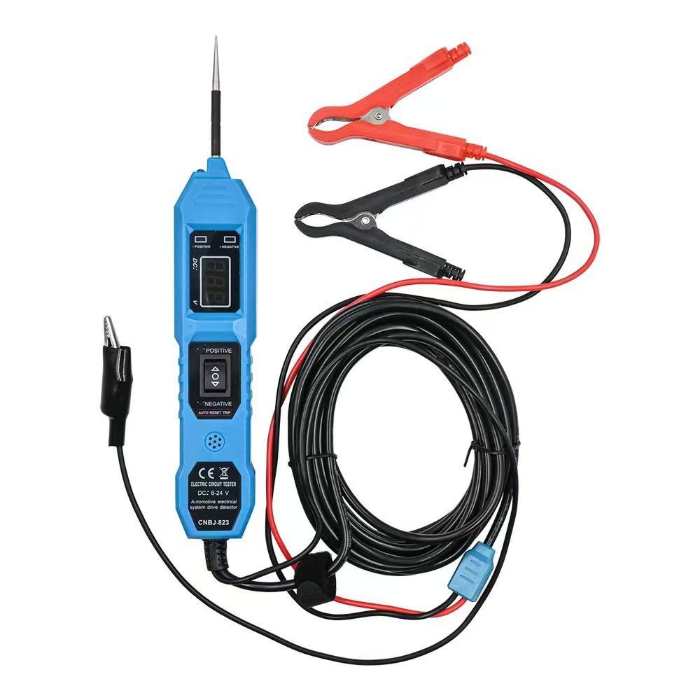 DW EM823 Handheld Portable Automobile Electrical System Tester Driving Test Probe 3-40V Circuit OBD Diagnostic Instrument