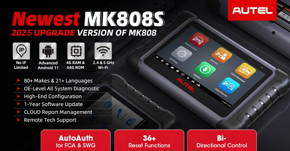MaxiCOM MK808S Scanner