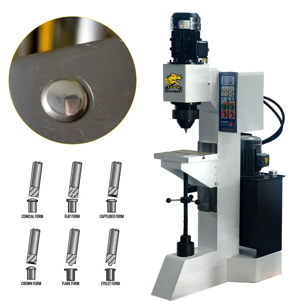 14kN 20kN 34kN Auto Hydraulic Fastener Riveting Machine Orbital Radial Riveting Machine