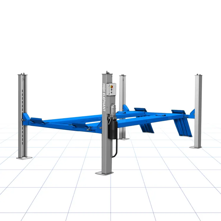 Vehicle Equipment Full Set 4 Post Car Lift Vehicle Repair Equipment