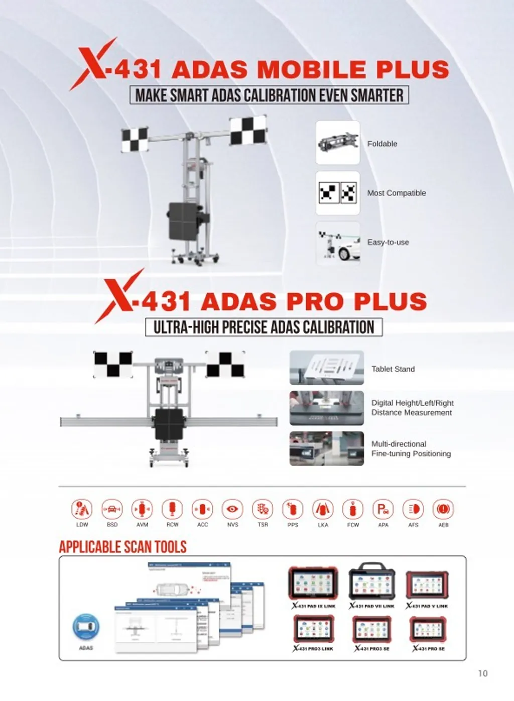 2025 LAUNCH X-431 ADAS PRO+ V2 Ultra-high Precision ADAS Calibration Tool With Monitor