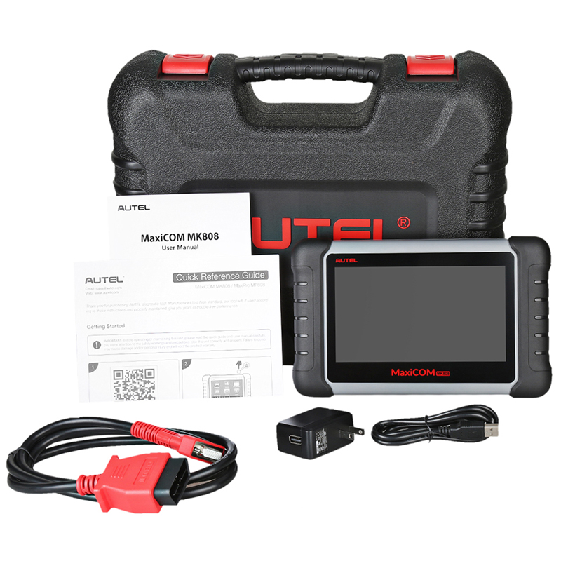 Autel MaxiCOM MK808 OBD2 Automotive Scanner with Oil Reset, EPB, BMS, SAS, DPF,TPMS,IMMO (MD802+MaxiCheck Pro) Better Than EU908