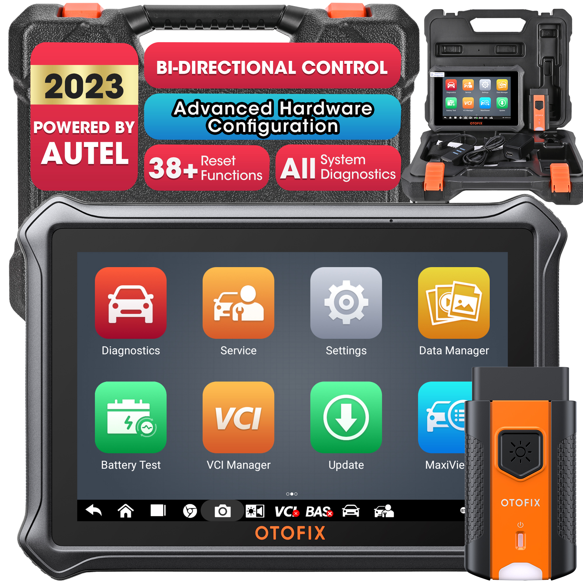 OTOFIX D1 LITE Car OBD2 Scanner Altar Professional Vehicle Universal Full System Diagnostic Tool Same As Autel MaxiCOM MK808BT