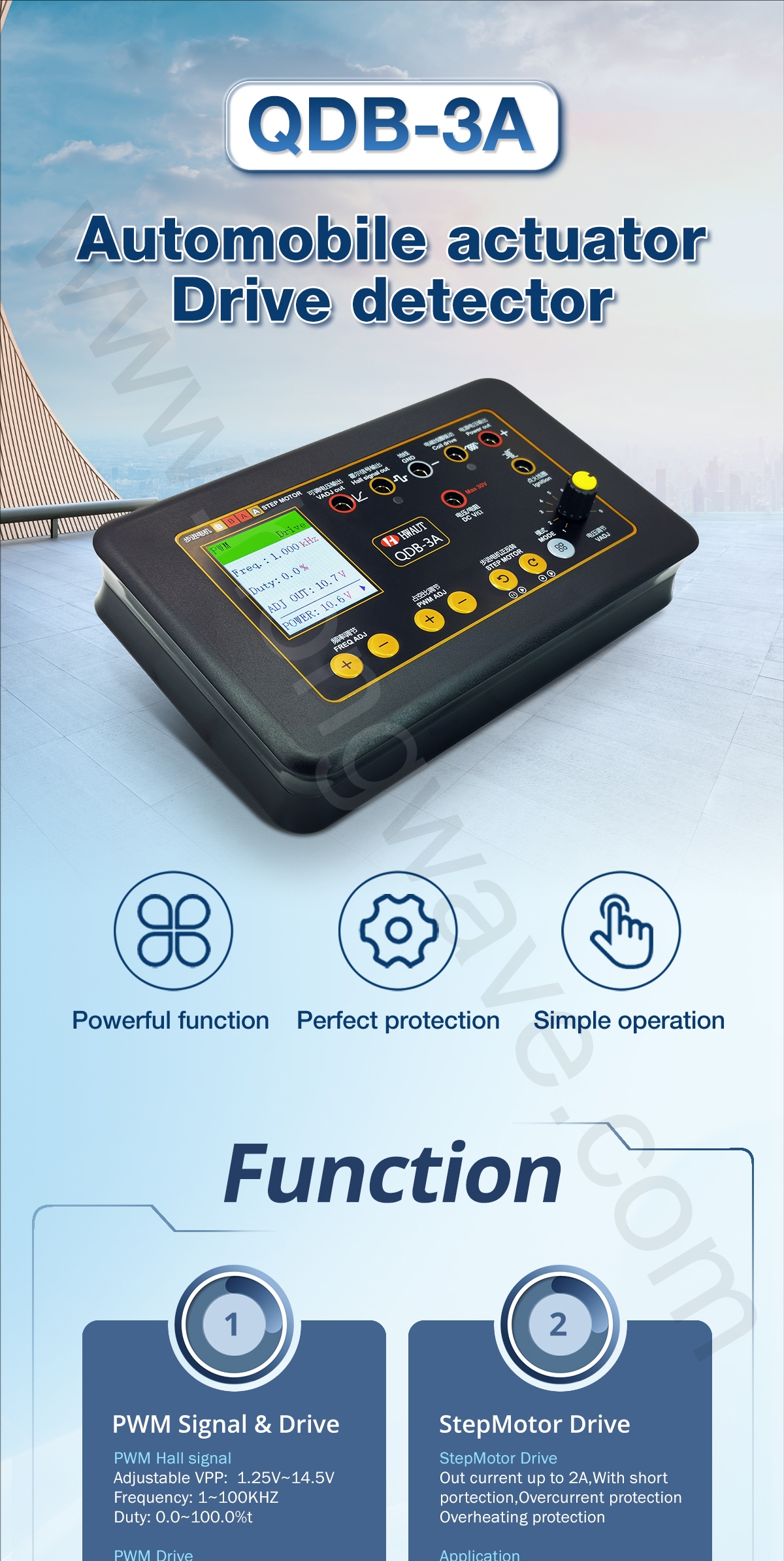 Automobile Actuator Fault Detector View 1