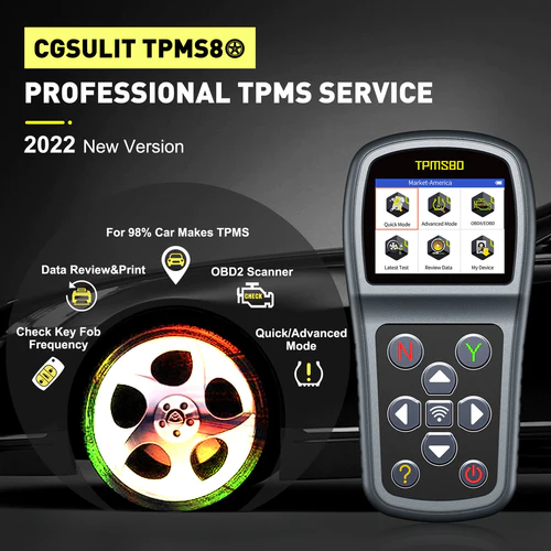 New CGSULIT TPMS80 Obd2 Tpms Diagnostic Scanner Scan Diagnosis Tpms Programming Tool to Check Car Tire Pressure