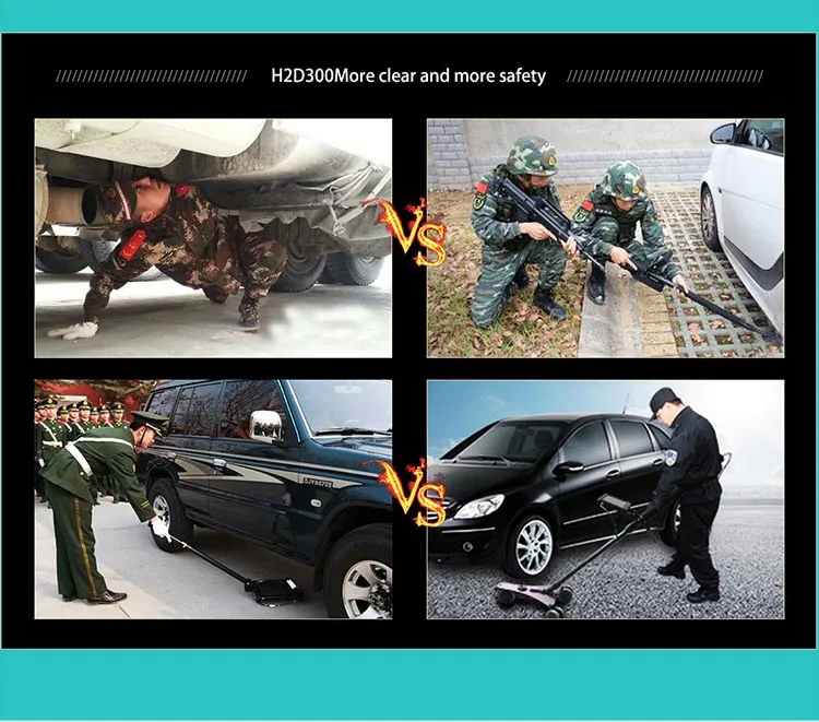 Advanced Portable 5MP Under Vehicle Inspection Camera System for Security Surveillance Uvis