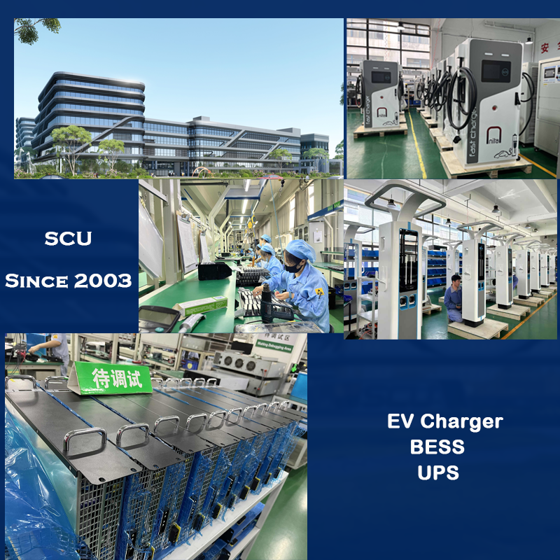 SCU ISO 15118 Electric Vehicle DC EV Charging Station SCU 120kw 150kw 180kw Dual CCS2 Connectors Remote Diagnostic Platform New