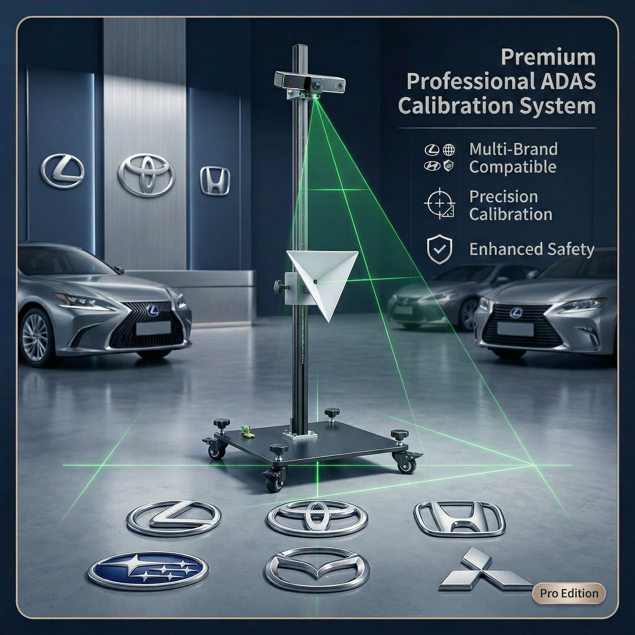 Adas Calibration Tool for RAV4 German Models Adaptive Cruise Control Car Accessories Front Camera Waterproof Night View