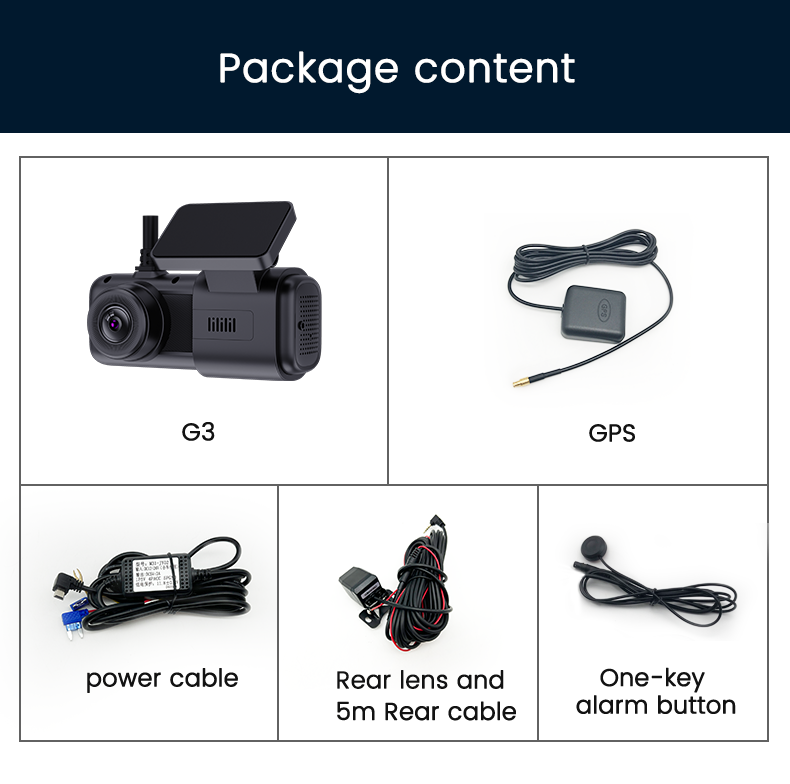 Accessories included in box package