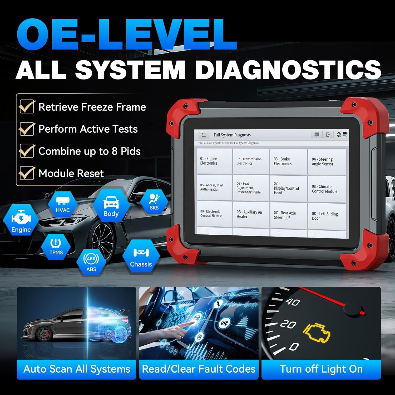D7 XTOOL Auto All System Diagnostic Tools Code Reader Key Programmer XTOOL OBD2 Scanner Diagnostic Tool Scanner 2026 New