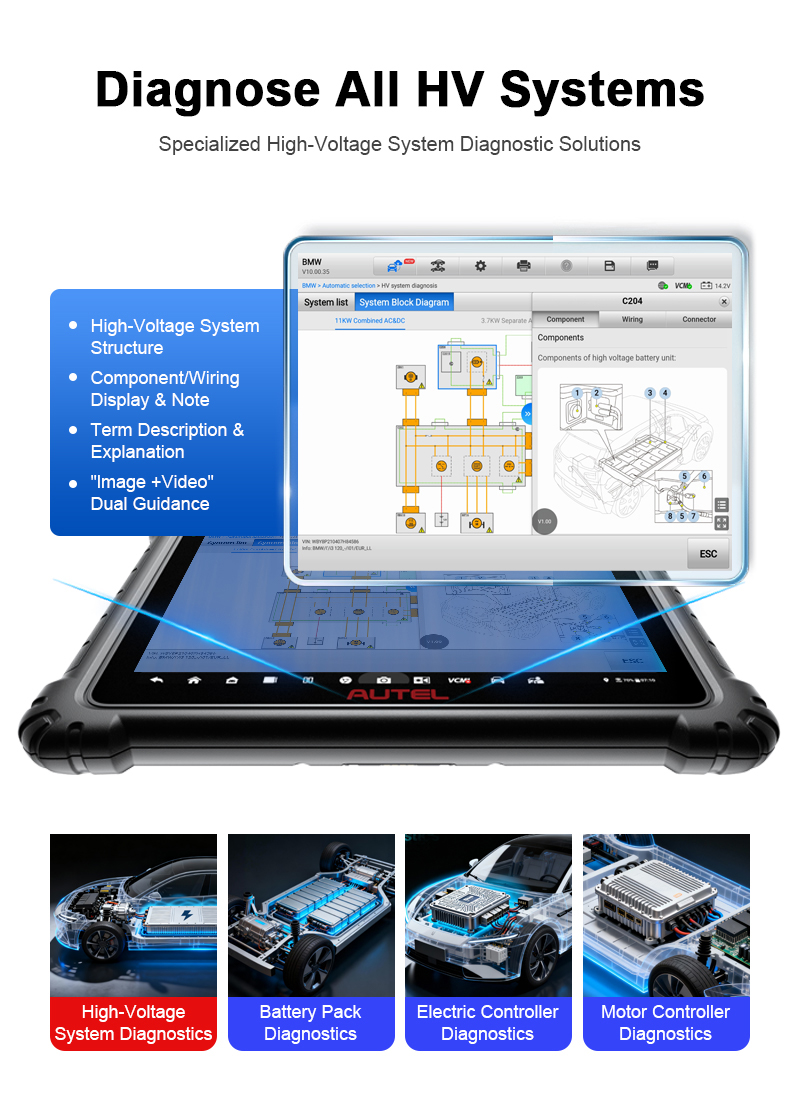 Autel MaxiSYS Ultra EV Accessories