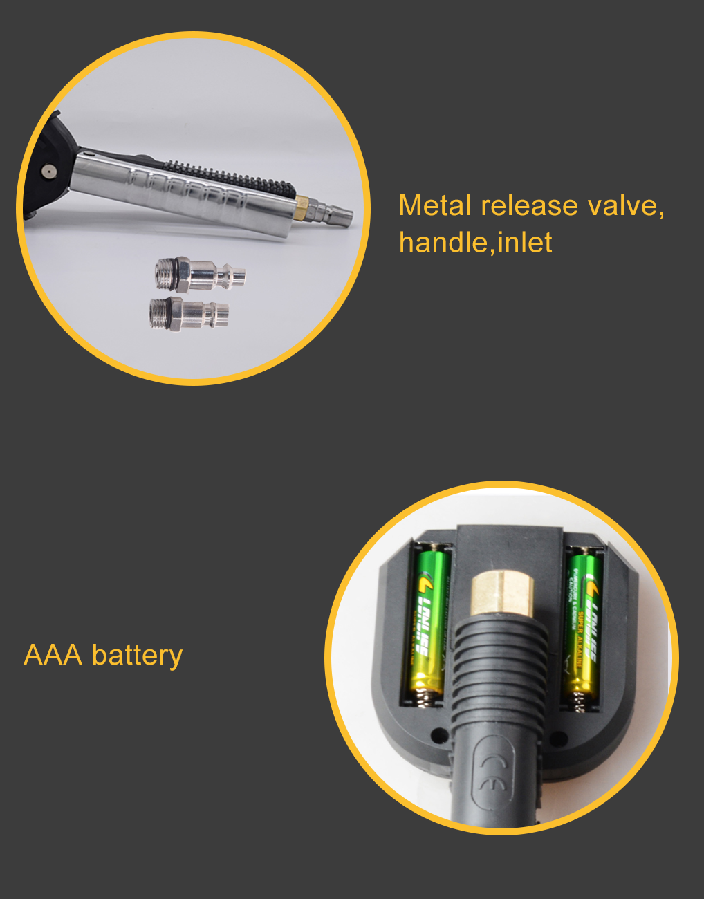 Tire Digital Pressure Gauge Component 5