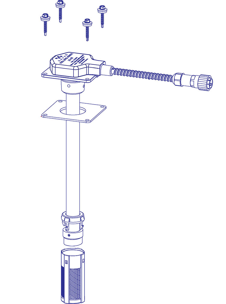 Fuel Level Sensor Components Diagram