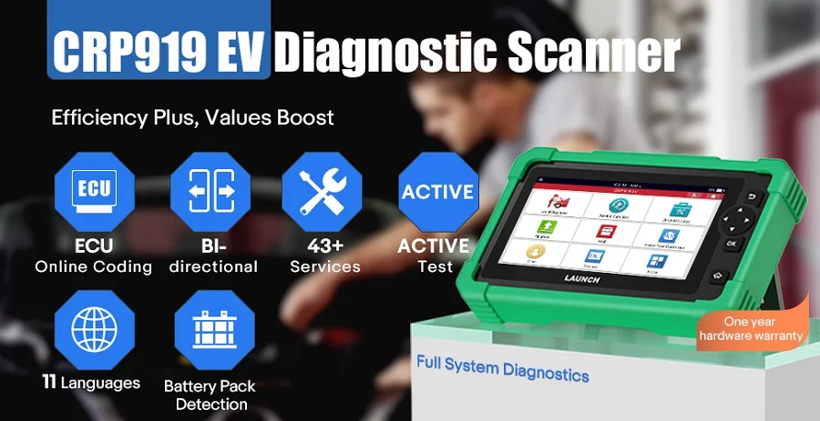 LAUNCH CRP919 EV Features