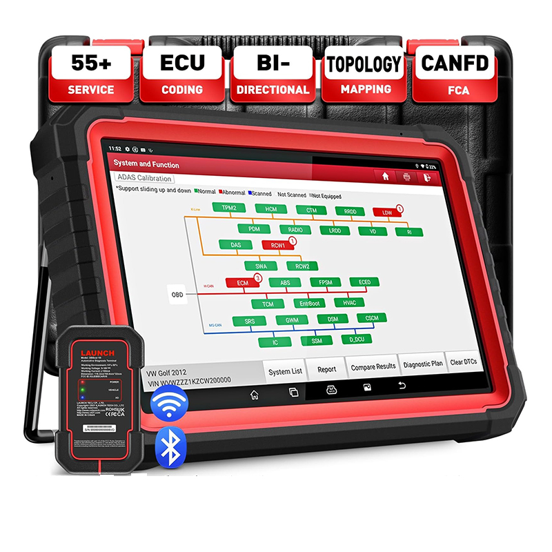 X431 V PLUS 5.0 12-24V 2-Year Warranty Engine Analyzer OBD2 Auto Diagnostic Tool Full-System Diagnosis All Cars Android