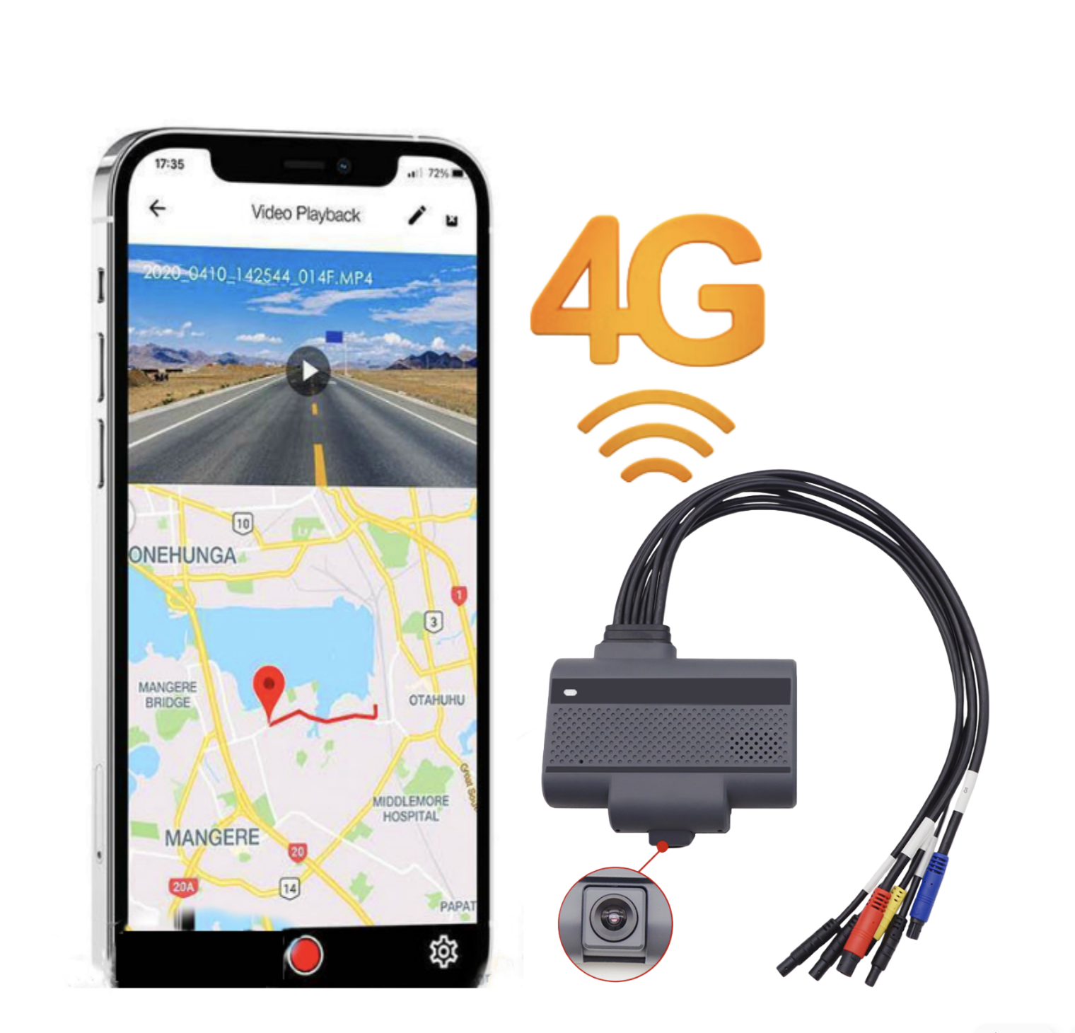 4 Channel ADAS DSM Fleet Management GPS Tracking Dashcam ACC Detection Anti-Shock 4G MDVR JX18 for Truck