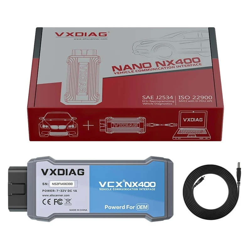 VXDIAG VCX NANO Auto Diagnostic Tools J2534 Programming Techstream ECU Coding Code Reader Scanner for Toyota/Lexus Vehicles