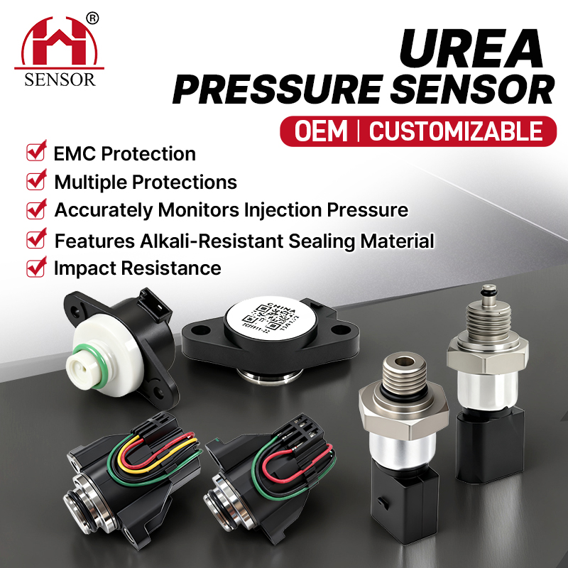Miniature Analog Automotive Pressure Sensor Urea High Sensitivity 1ms Scr Adblue Urea Pressure Measuring Sensor Transmitter