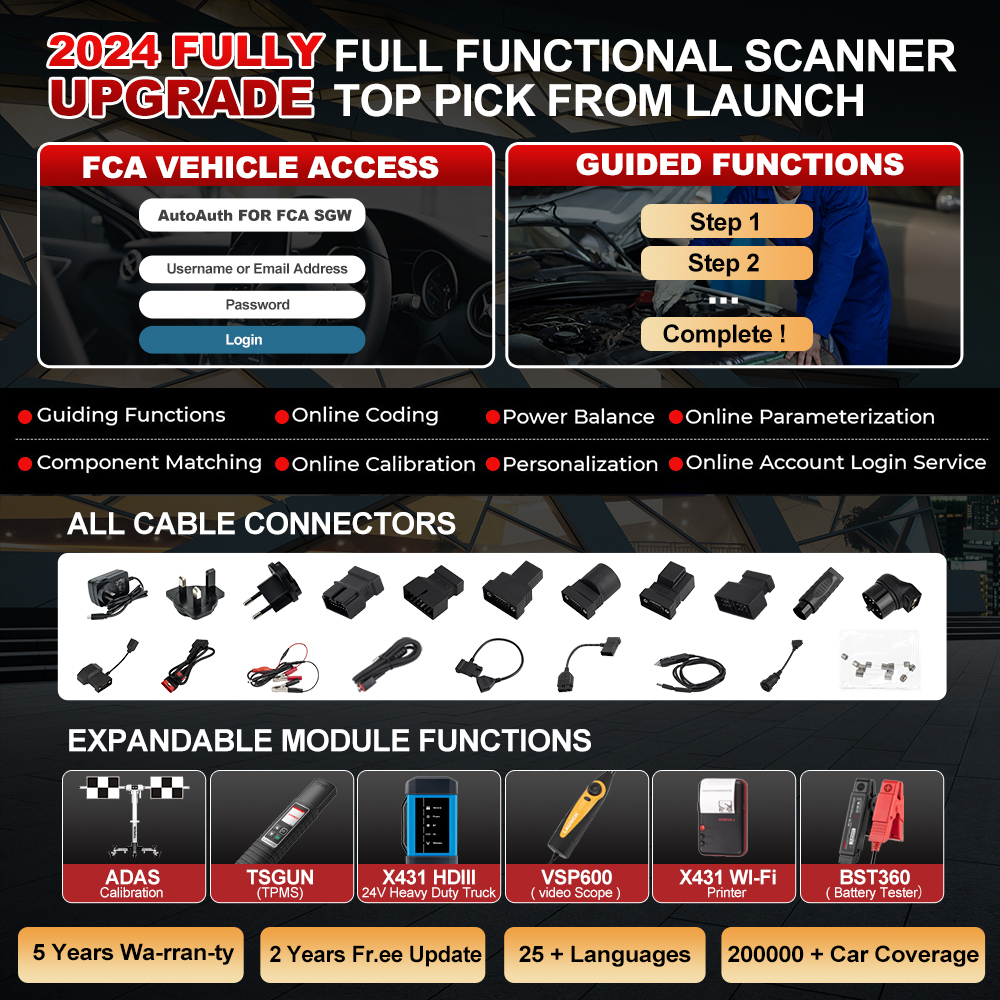 X431 V PLUS 5.0 12-24V 2-Year Warranty Engine Analyzer OBD2 Auto Diagnostic Tool Full-System Diagnosis All Cars Android