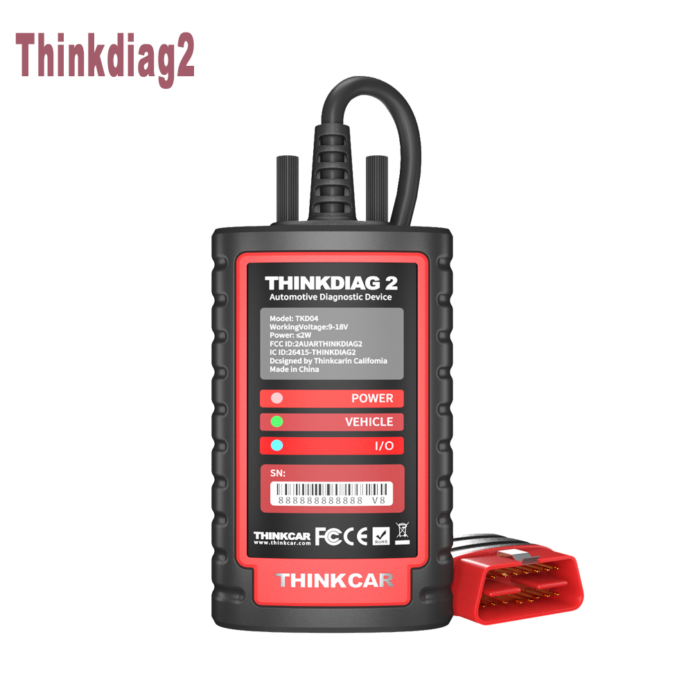 New Thinkcar ThinkDiag2 Support Canfd Protocol All Reset Service OBD2 Diagnostic Tool ECU Coding Thinkdiag 2 Update of Thinkdiag