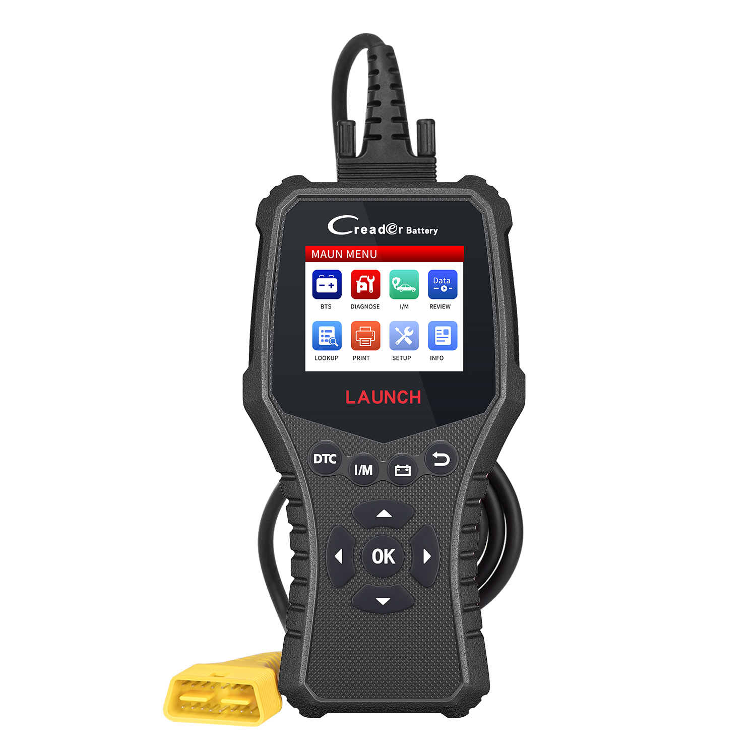 LAUNCH CRB3001 6V 12V Battery Analyzer OBD2 Scanner 2-in-1 100-2000 CCA Battery Test Lifetime Free Update VS CR3008 BST360