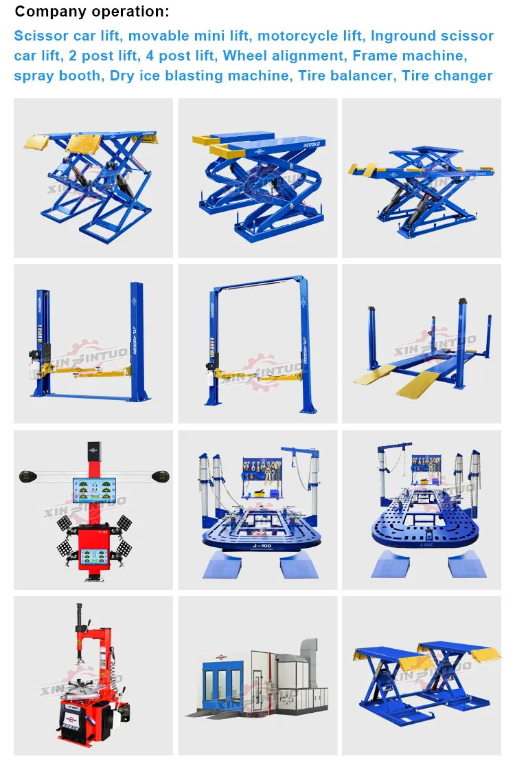 Factory Custom 3D Wheel Alignment Machine and Four Post Car Lift Wheel Aligner Equipment