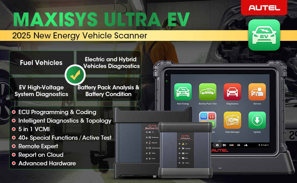 Autel Maxisys Ultra Full Systems Plus EV Diagnostics Upgrade Kit