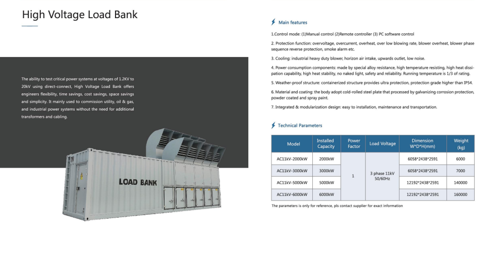 Electronic Test Equipment Sales 10KW Resistive Load Bank for Generator Ups Testing
