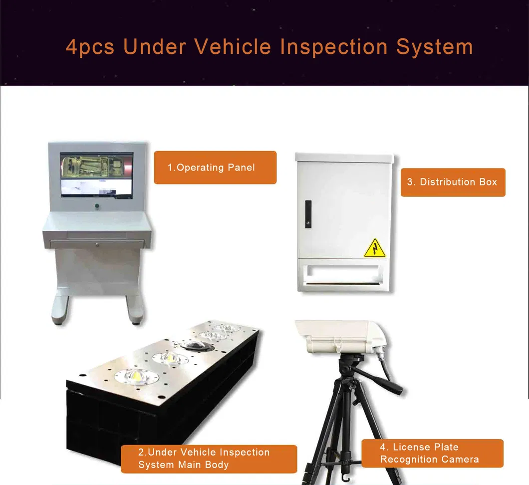 Under Vehicle Surveillance System Vehicle Inspection Scanning System Security Equipment