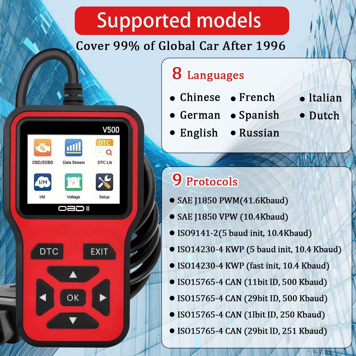 V500 Diagnostic Details