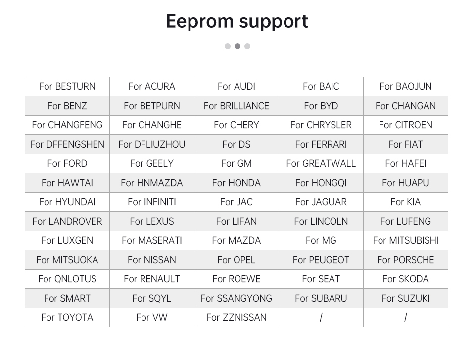 EEPROM Support