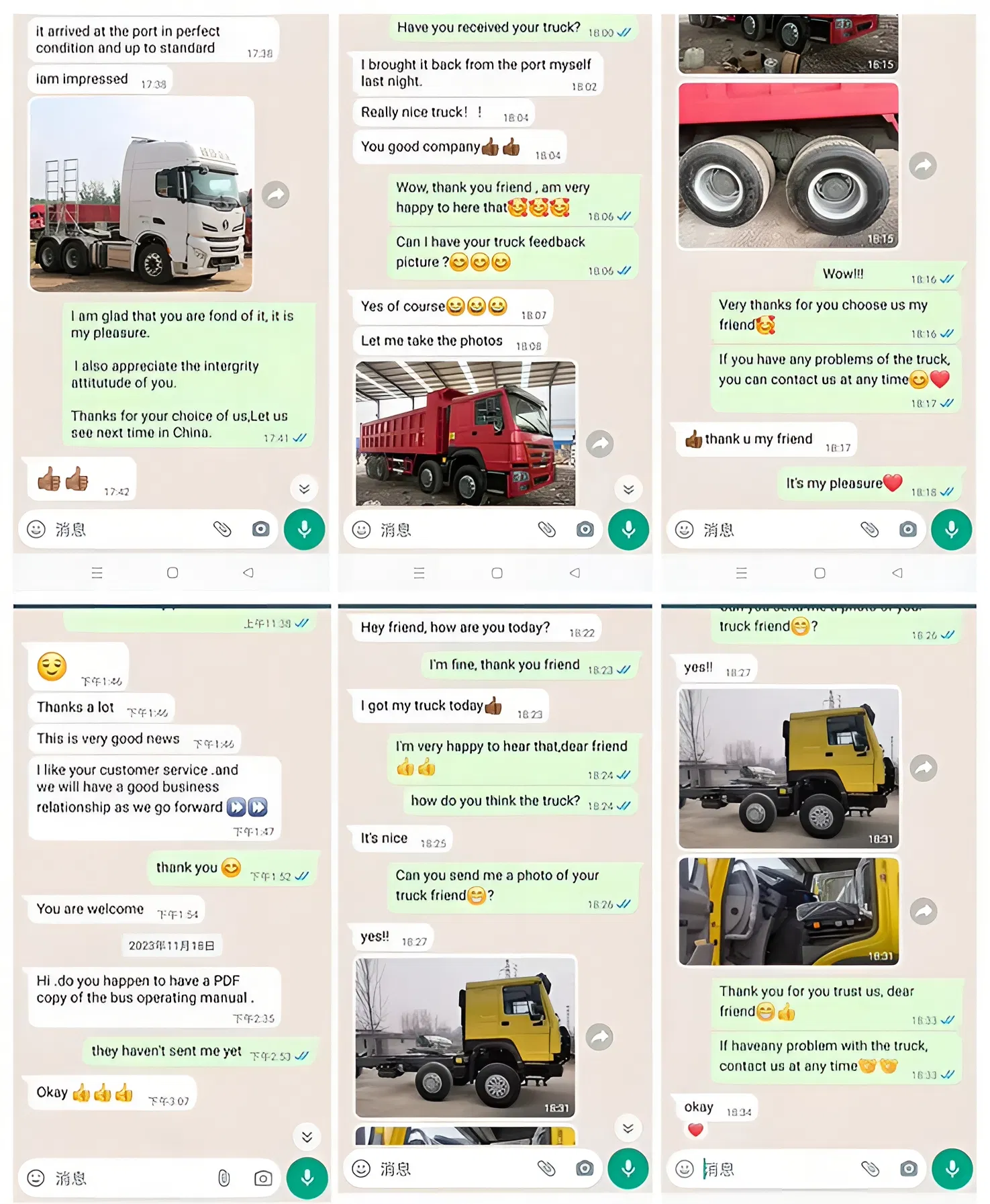 HOWO Tipper Truck Construction Equipment for Contractor Projects