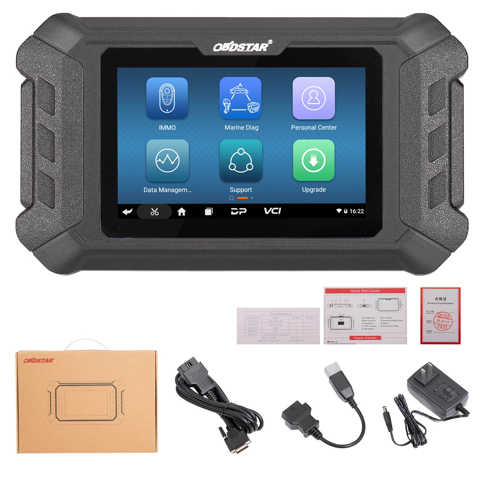 OBDSTAR ISCAN SEA-DOO Marine Diagnostic Tablet Android OS Wi-Fi 1 Year Warranty For BRP SEA-DOO-System Diagnostics Live Data