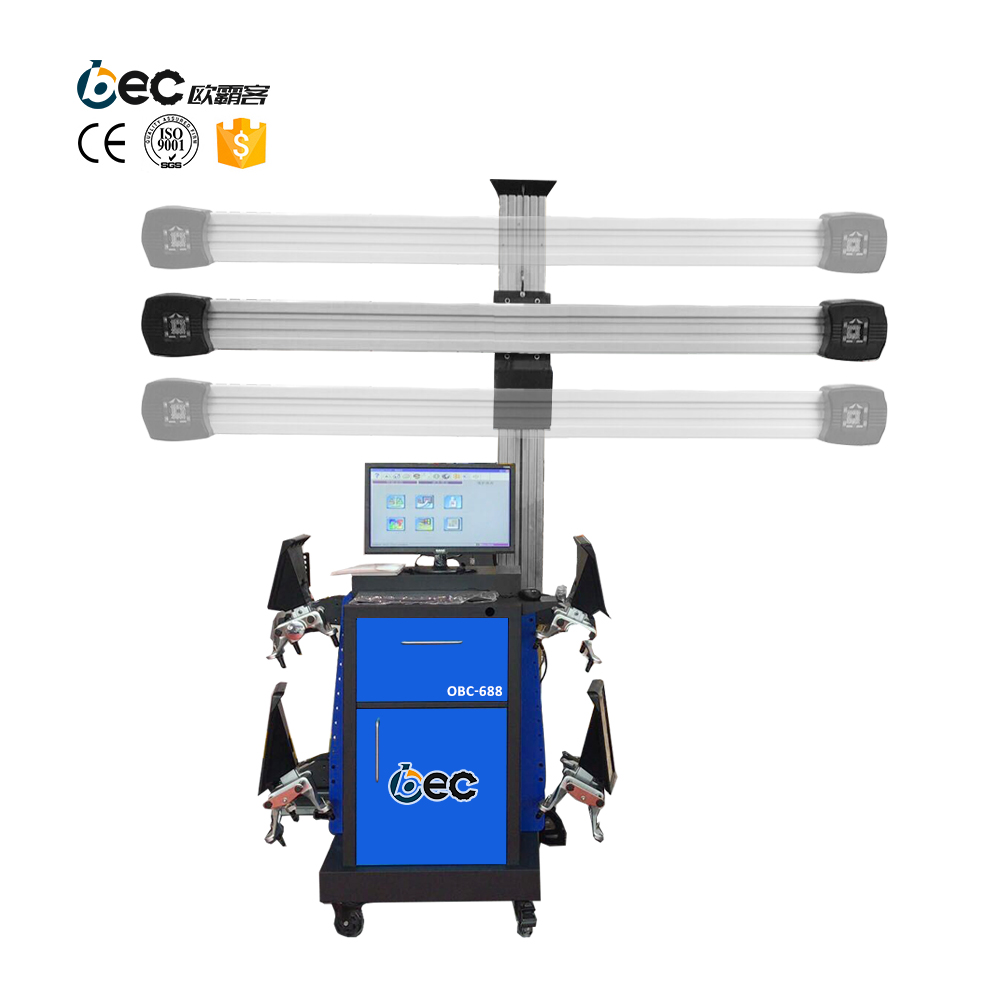 OBC 3D Laser Wheel Alignment System with ADAS Calibration MaxiSys Ultra Tablet for Auto Shop