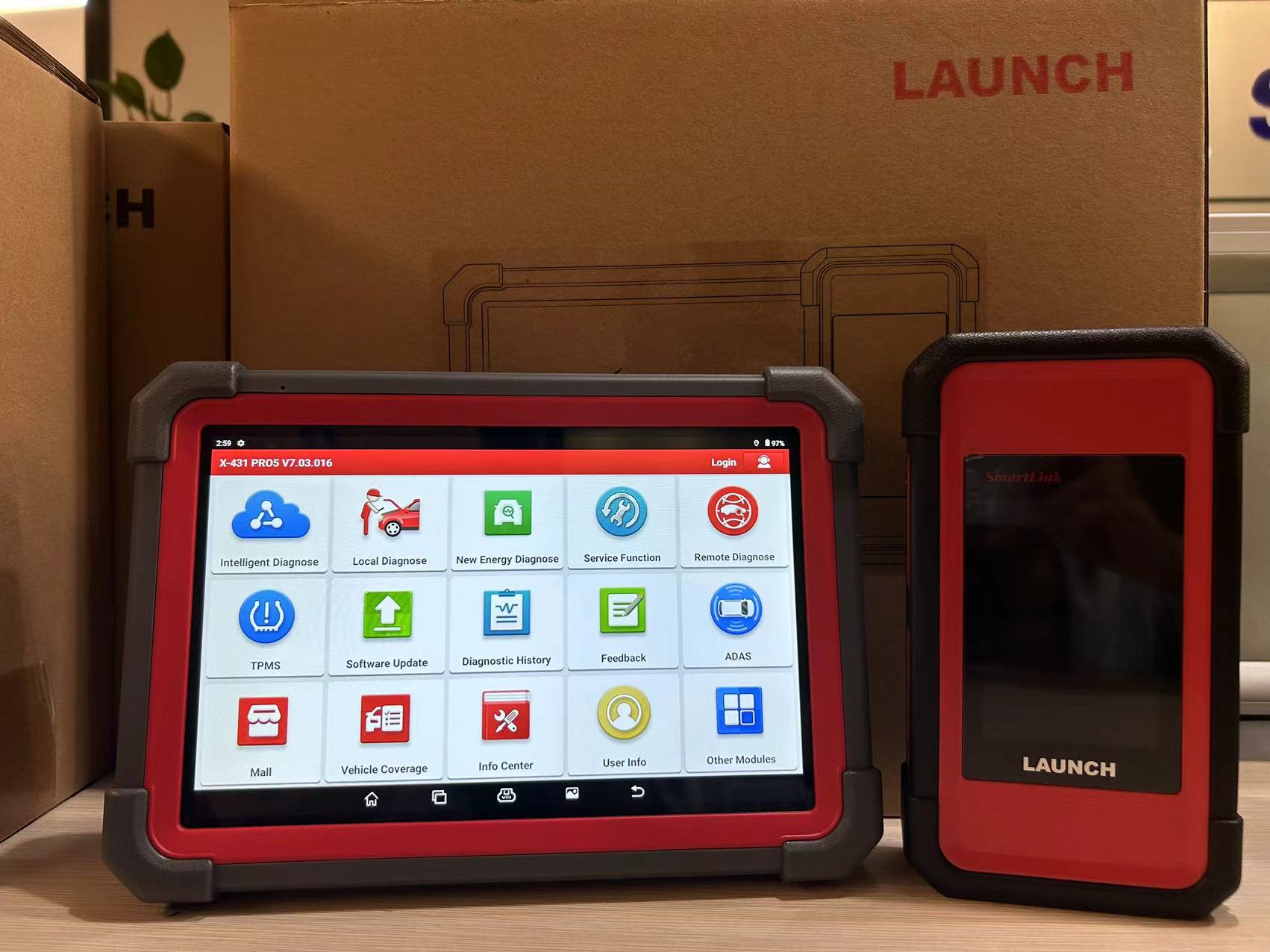Launch X431 PRO5 Interface Diagram