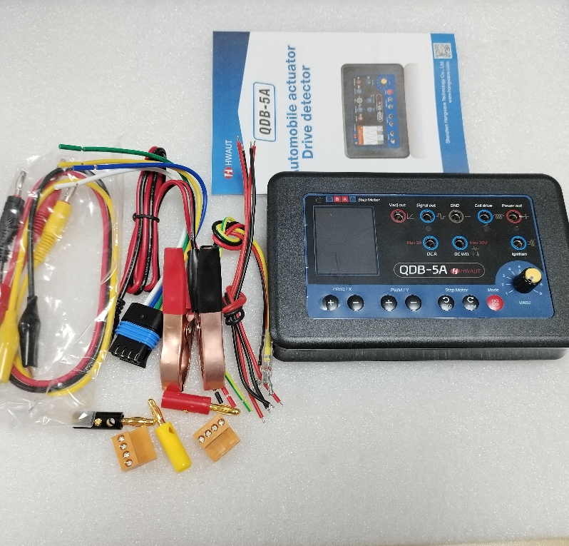 QDB-5A Car Sensor Tester Oscilloscope PWM Drive Multimeter Ignition Injector Simulator Step Motor Driver Diagnostic Tool