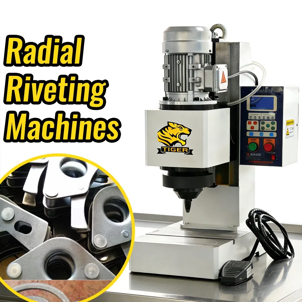 9kN 14kN 20kN 34kN Radial Riveting Machines Spin Hydraulic Fastener Riveting Machine