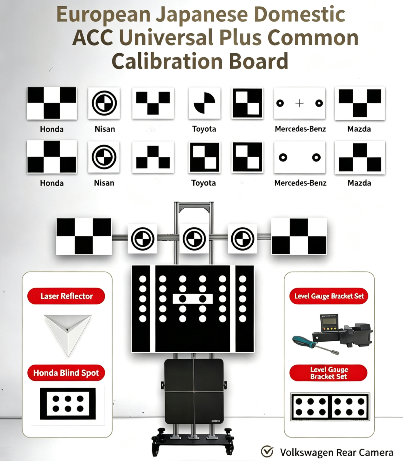 High-precision Foldable the Adas Calibration System&amp;ACC Camera Calibration Tool Automobile Camera Calibrator for Universal