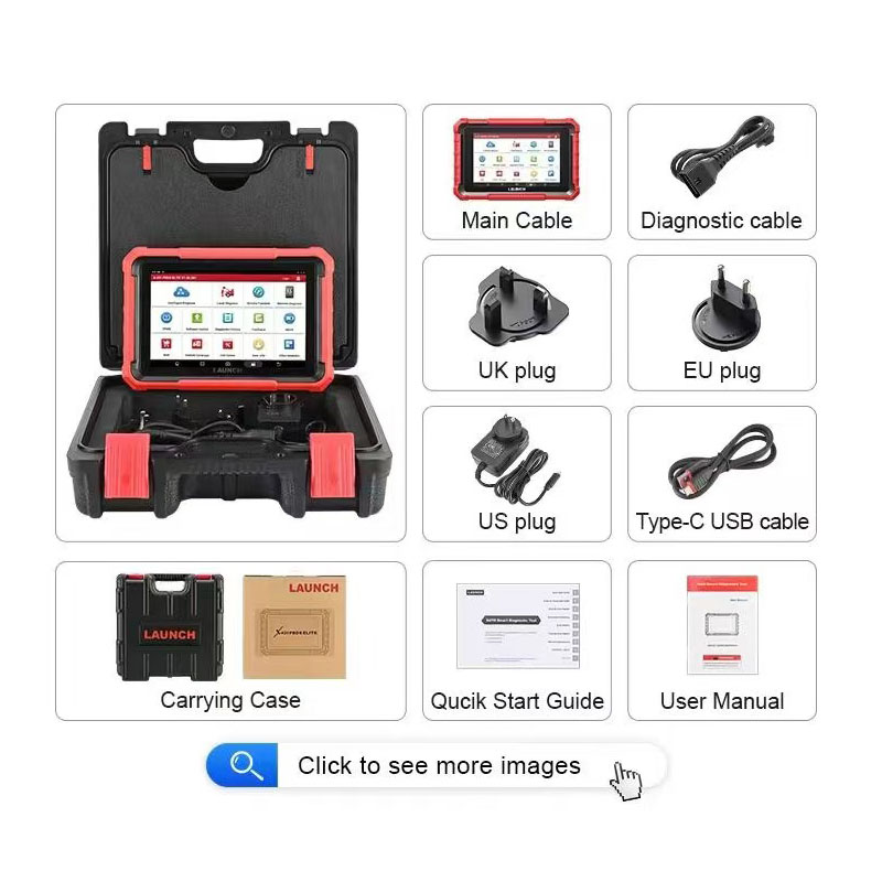 2025 Launch X-431 PROS Elite Diagnostic Tool Scanner Red Code Check ECU Programming X431 PAD VII PRO5 V+