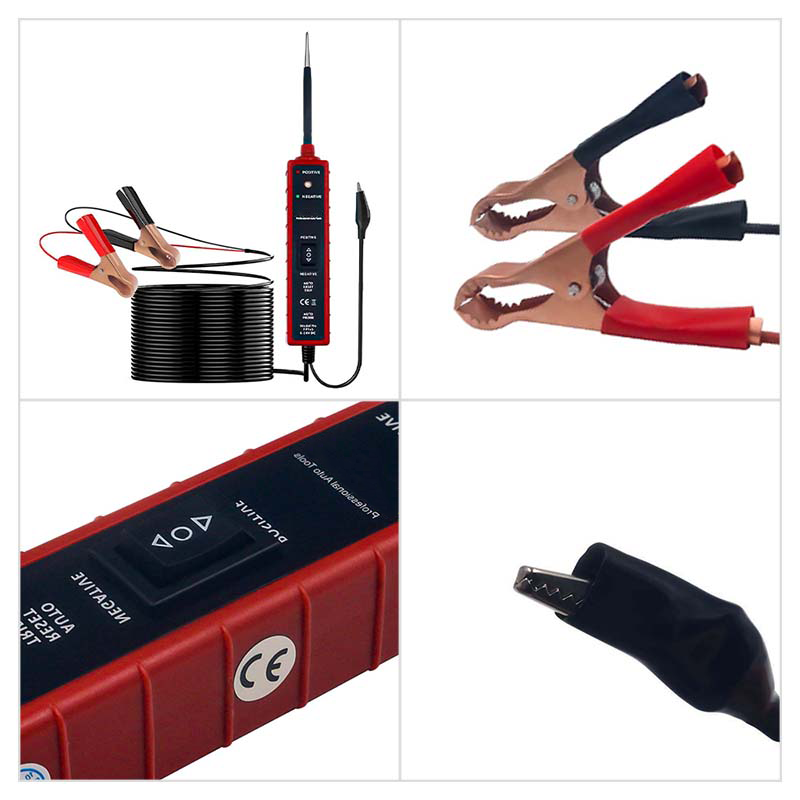 Multifunctional ET2213 Probe Car Electric Circuit Tester Pen 6-24V DC Auto Voltage Tester Power Probe Battery Diagnosis Scanner