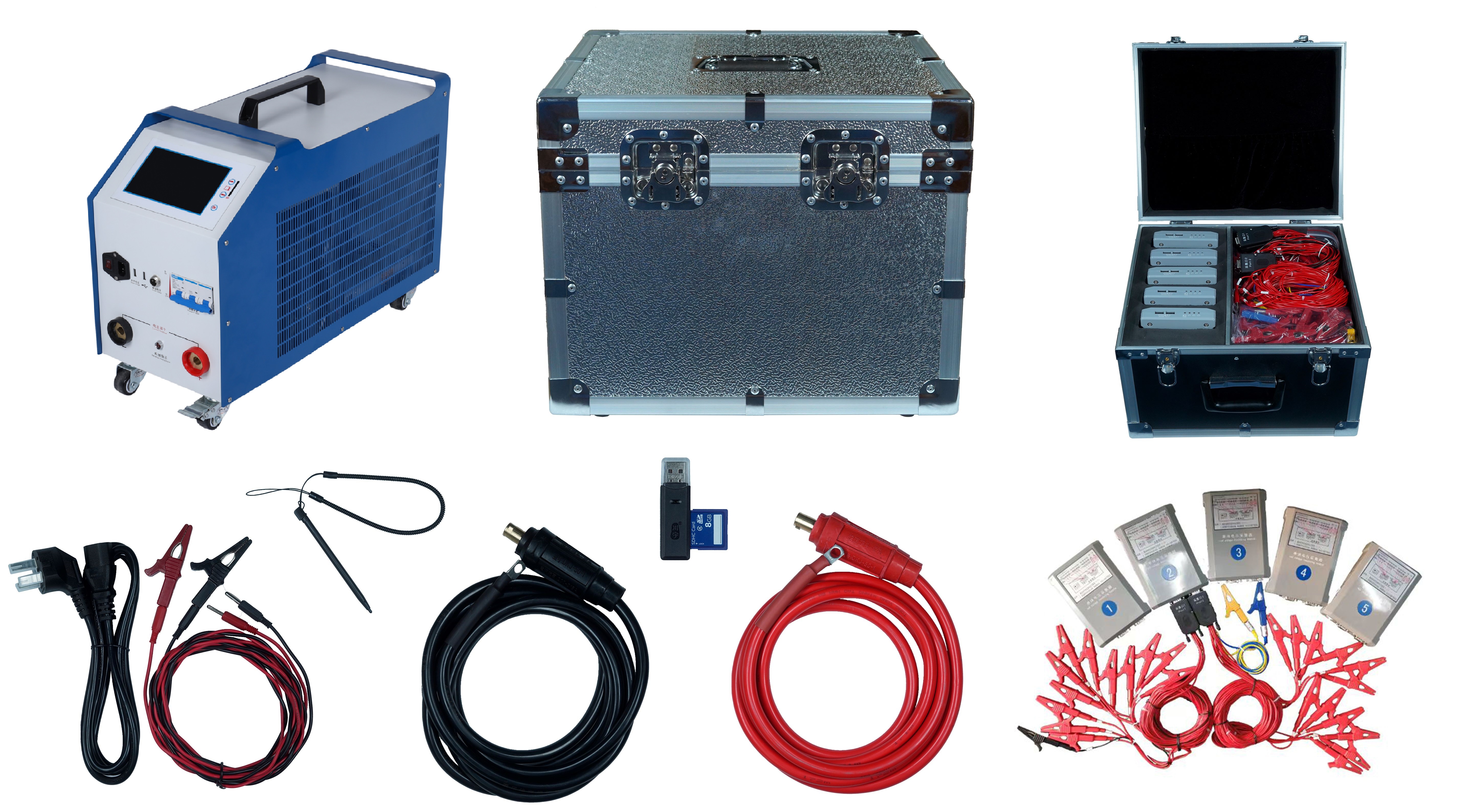 Power System Battery Capacity, Voltage and Internal Resistance Testing Device: 110 V, 100A Constant Current, Constant Power Mode