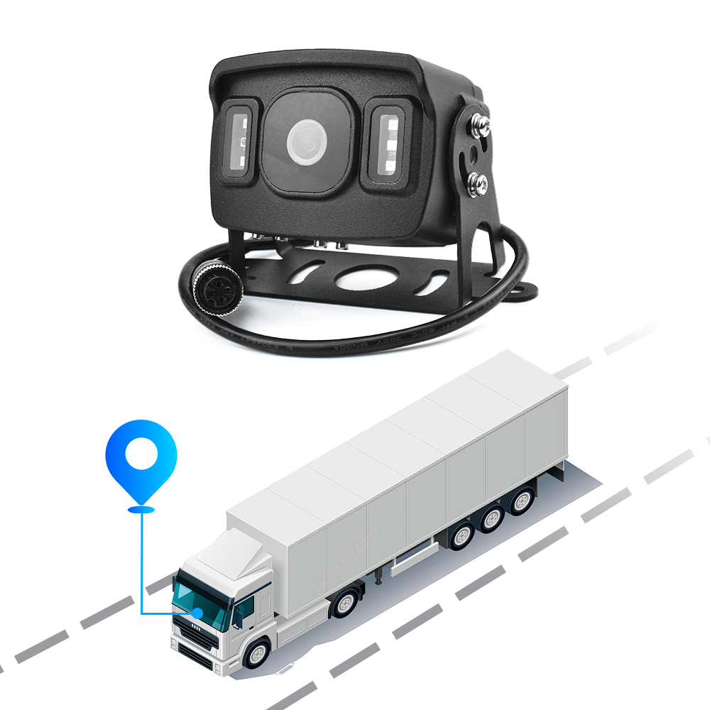CMSV6 4G GPS Tracker Camera for Trucks, Real Time Recording with Reverse Parking Assist,Fleet Management, IP68 Waterproof 1080P