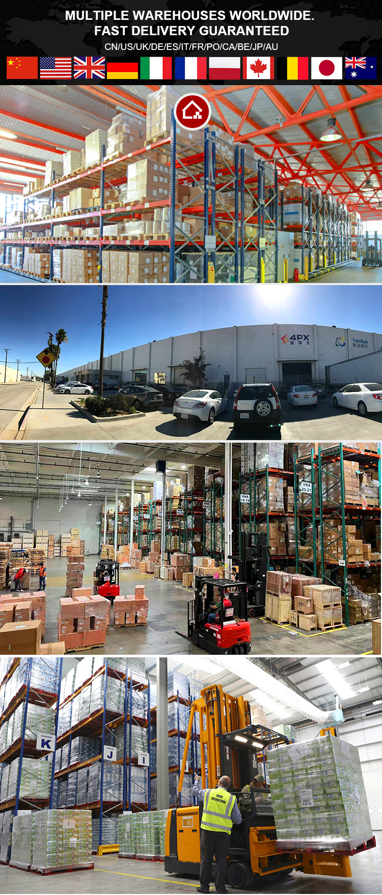 Warehouse logistics Map