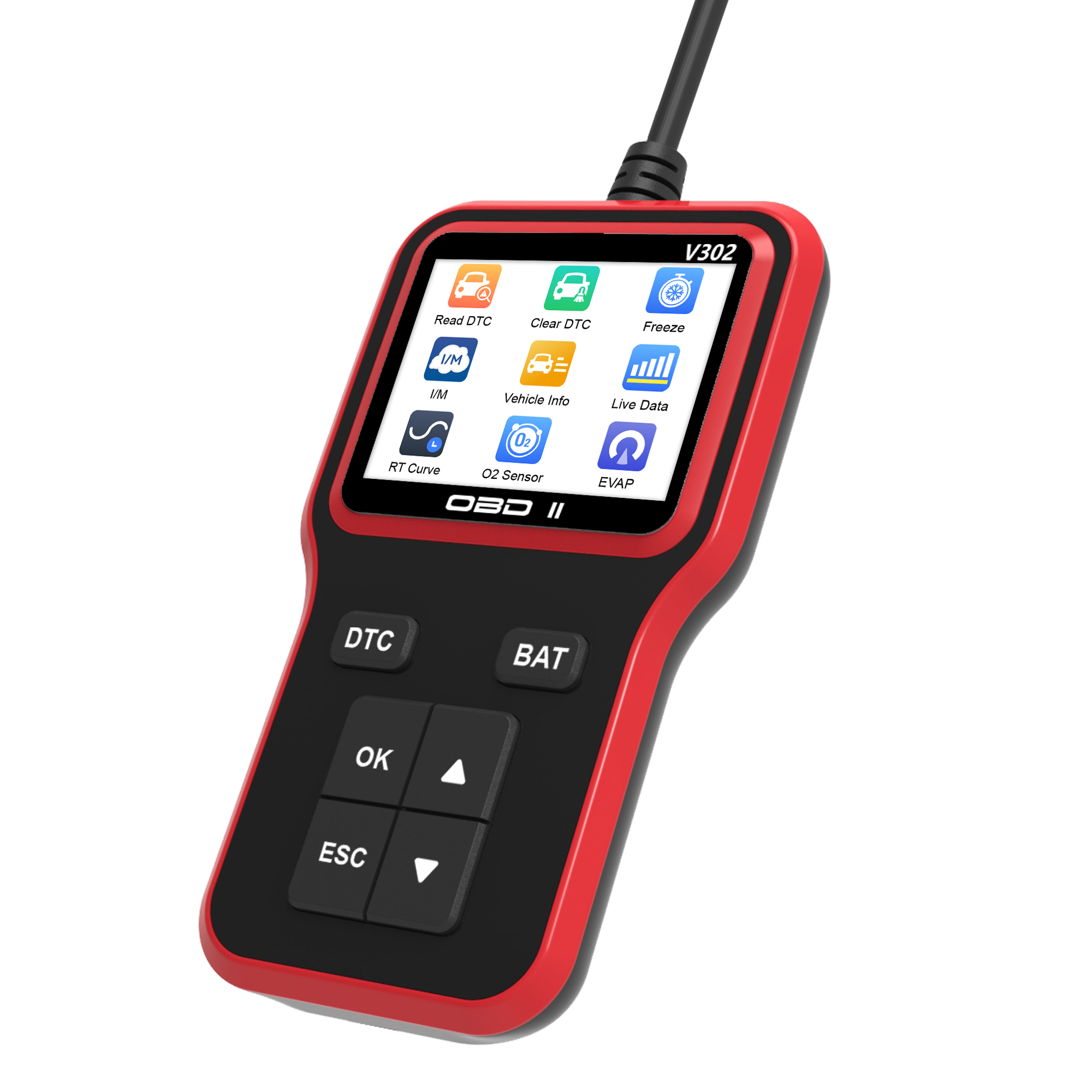 Factory Supply V302 Car Diagnostic Tool OBD2 Compliant for Newer Gasoline Vehicles &amp; Trucks Car Code Reader Car Diagnostic Tool