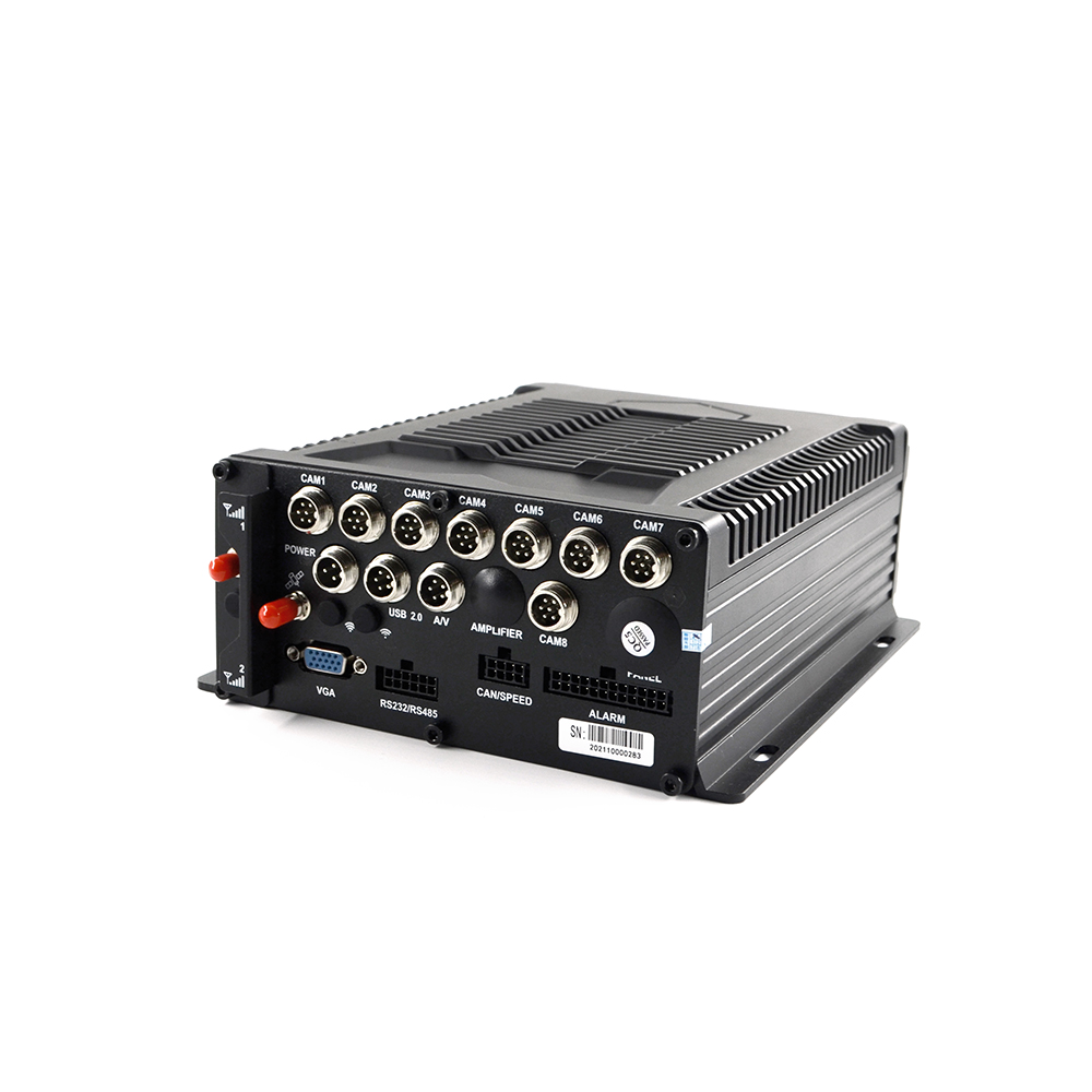 8CH PoE NVR Recorder System with Dual 4TB HDD SSD Remote Viewing System for Fleet Bus Truck Monitoring OEM ODM