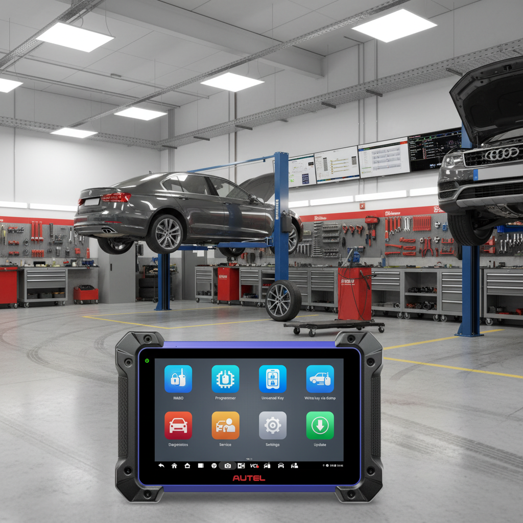 Autel MaxiIM IM608II Automotive Key Programming Scanner XP400 Pro ECU Coding Active Test 31+ Services OE All Systems Diagnostics