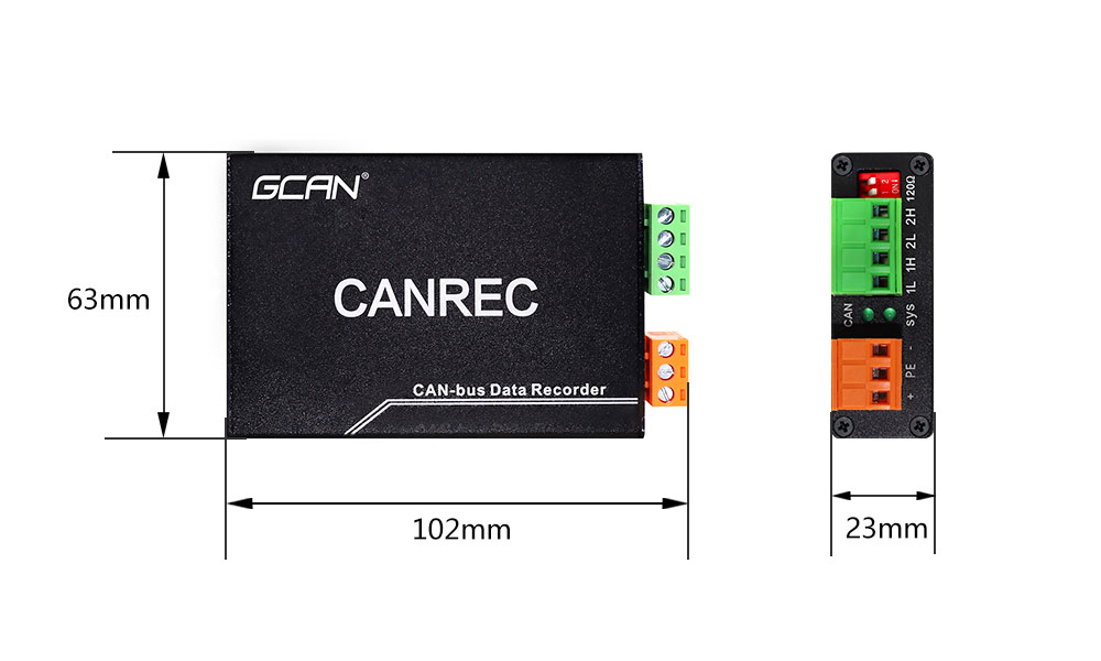 Canbus Data Logger for Car Users Can Use TF Card Record Bus Data Real Time